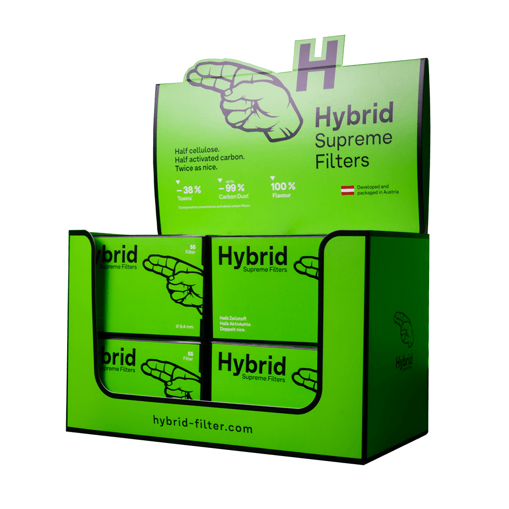 Hybrid Supreme Filters Display -- 8 x Caja55