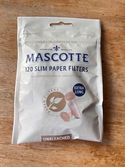 Mascotte Filtros Premium Biodegradables - 120 pcs